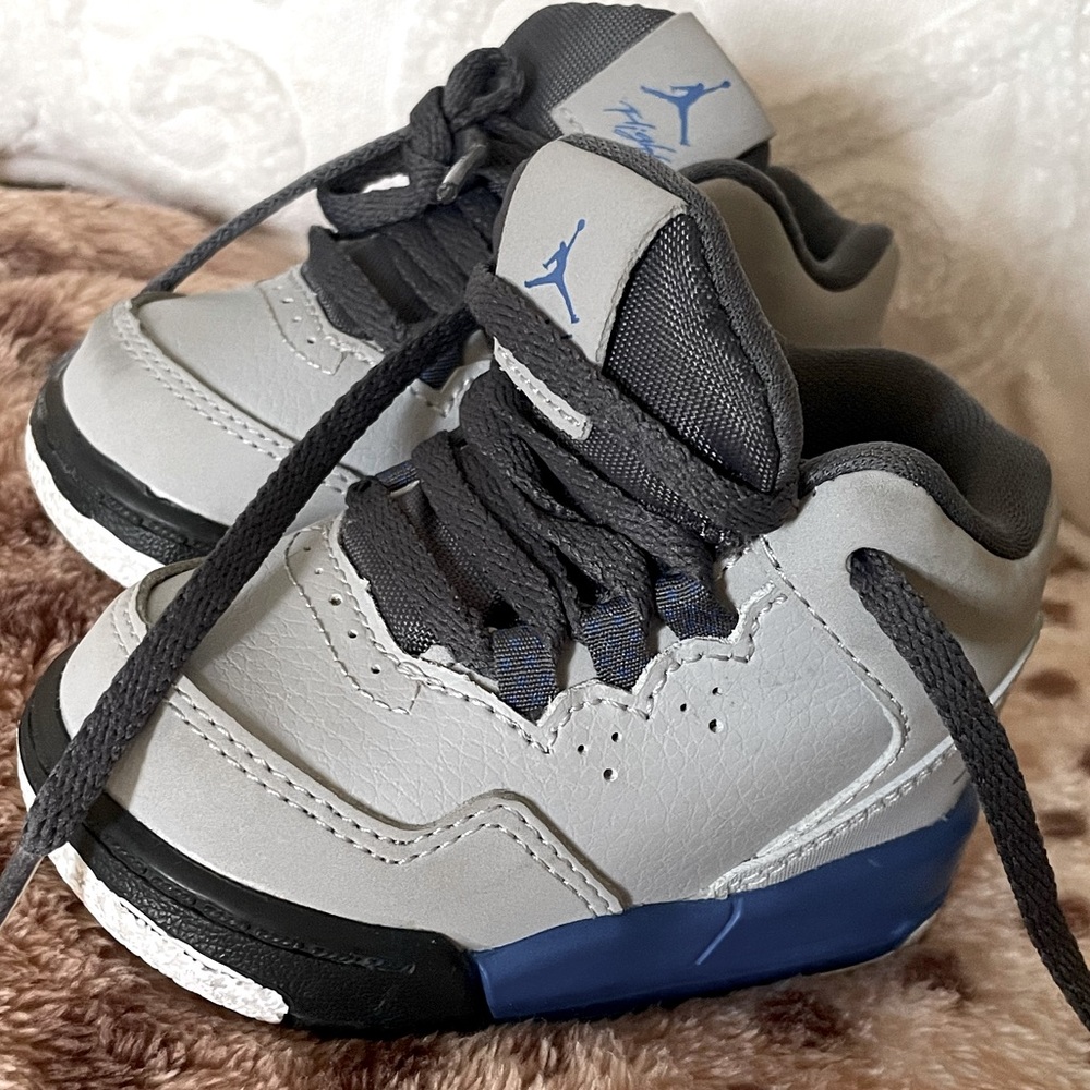 Grey/Blue Black Jordan’s Toddler/Baby
